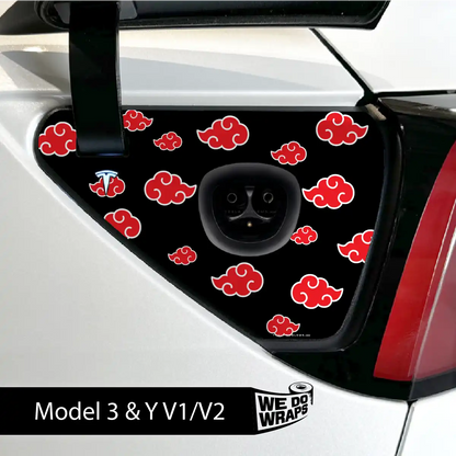 Kumo Clouds Tesla Charge Port Wrap | Model Y