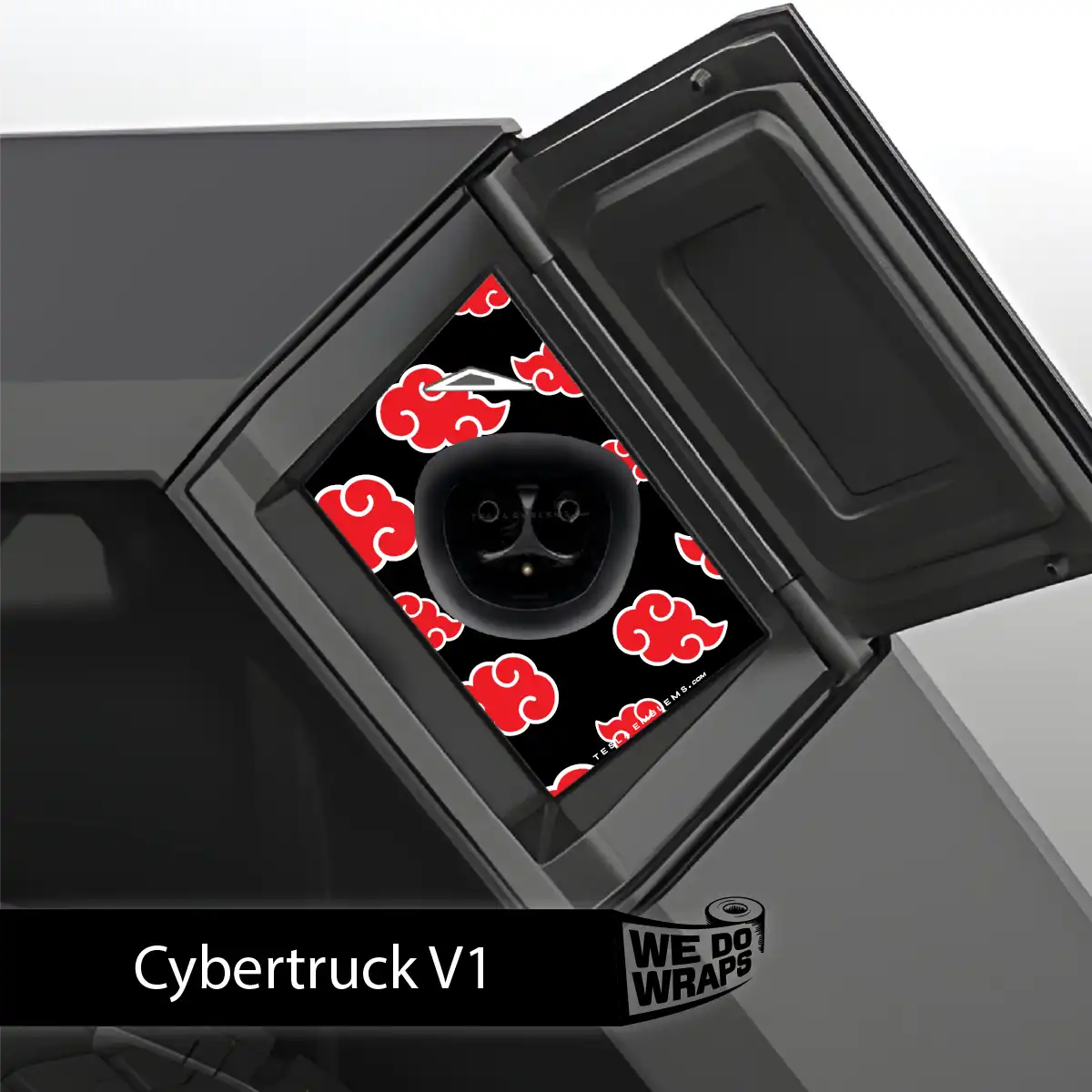 Kumo Clouds Tesla Charge Port Wrap | Cybertruck