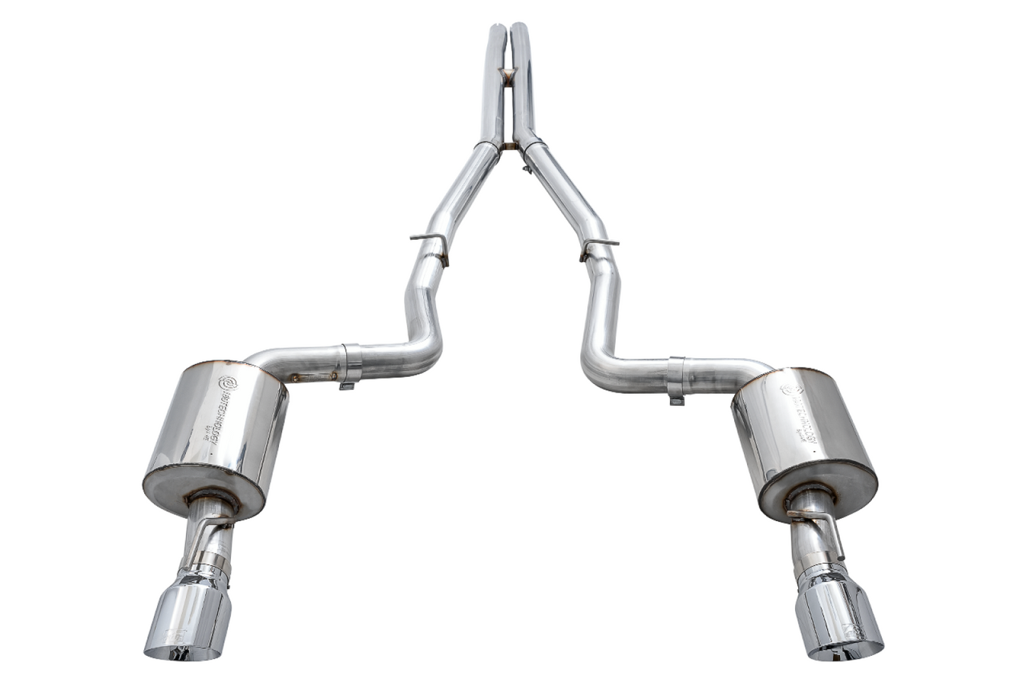 AWE Tuning Touring Edition Exhaust for 17 Charger 5.7 - Non-Resonated - Chrome Silver Tips 3020-32060