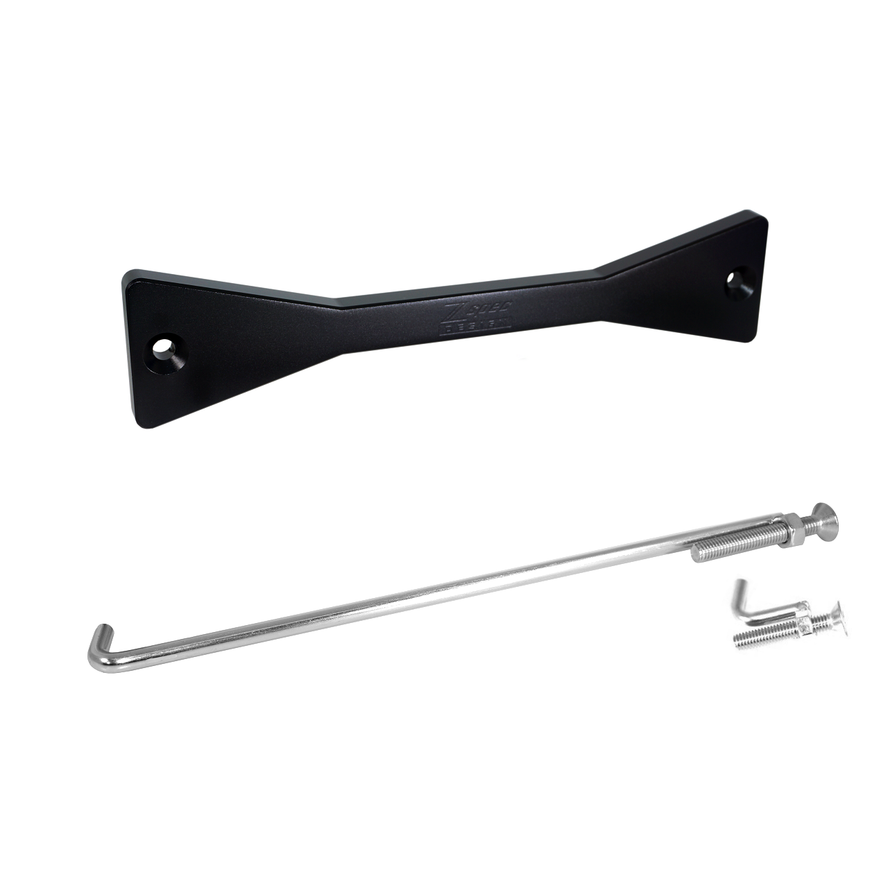 ZSPEC Battery Hold Down/Bracket for Infiniti G35/G37/Q50/Q60, Billet w/ Stainless Hardware