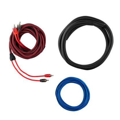 0-GA OFC 100% Copper Amplifier Installation Kit - RED