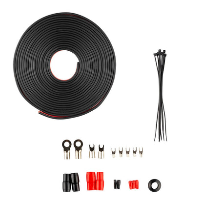 4-GA OFC 100% Copper Amplifier Installation Kit - RED