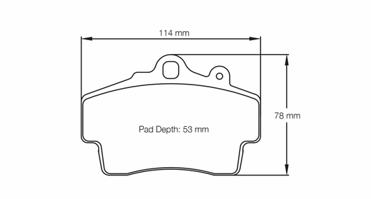 PAGID Racing Pagid Racing 2407 RSL1 Compound Brake Pads 2407-RSL1