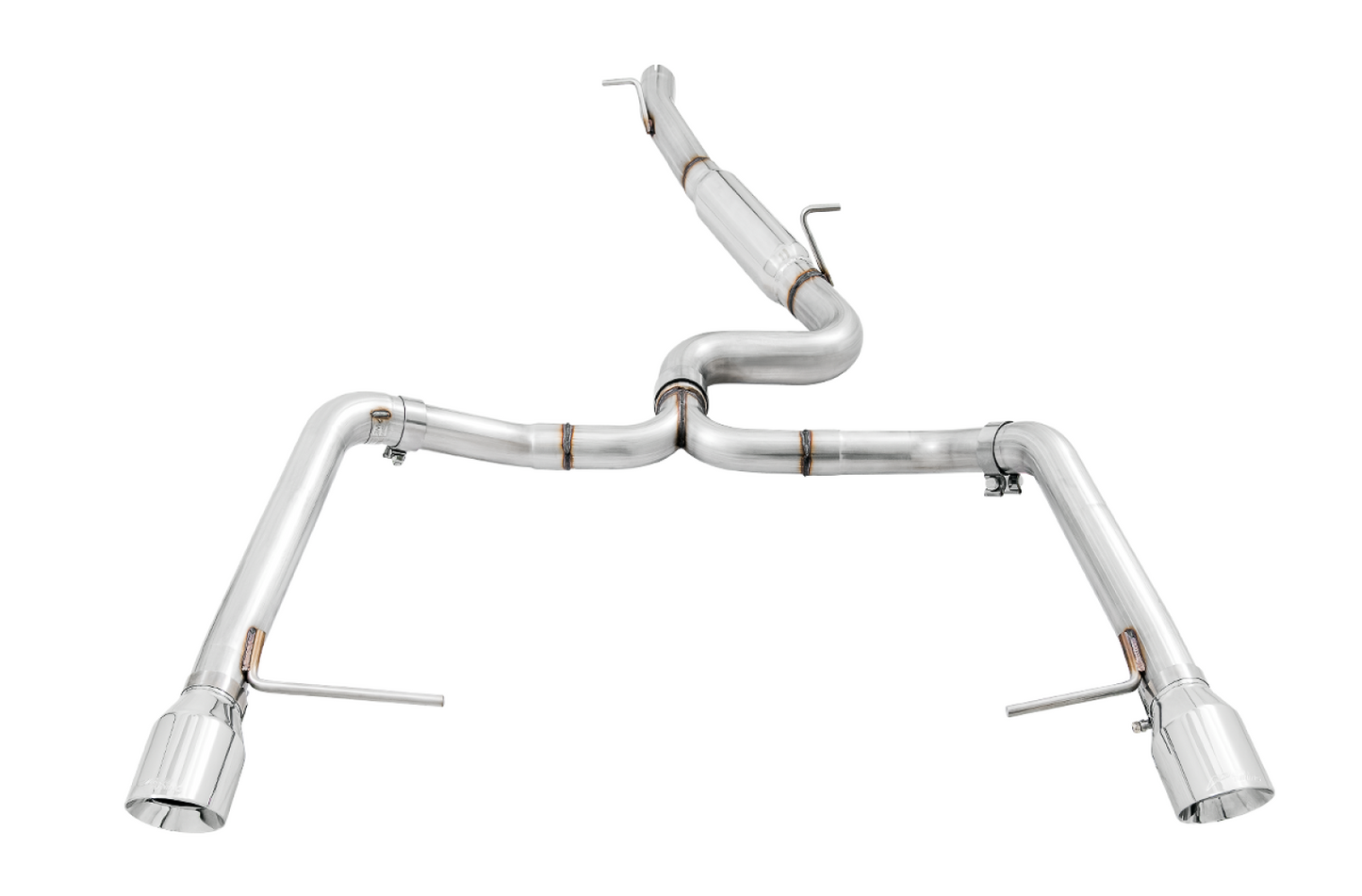 AWE Tuning Track Edition Exhaust for VW Golf Alltrack / Sportwagen 4Motion - Chrome Silver Tips 3020-32044