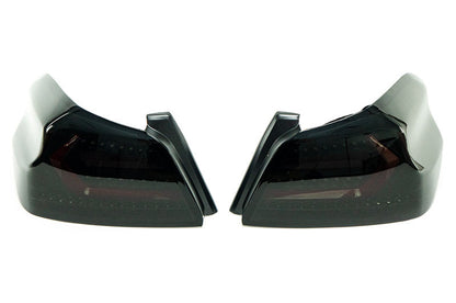 OLM Evolution Tail Lights (Smoked Lens, Black Base, Red Bar) - 2015-2021 WRX / STI