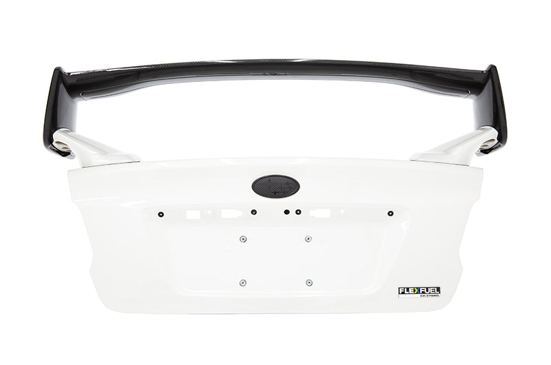 OLM STI Style Carbon Fiber/Gloss Black Spoiler w/o bases - 2015+ WRX / STI