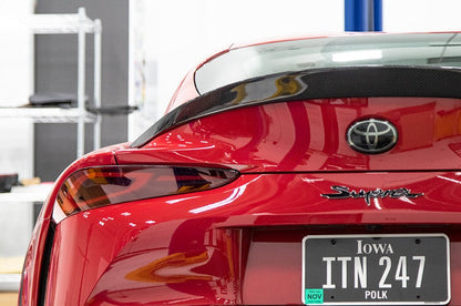 OLM Carbon Fiber RV Style Rear Trunk Spoiler - 2020 Supra