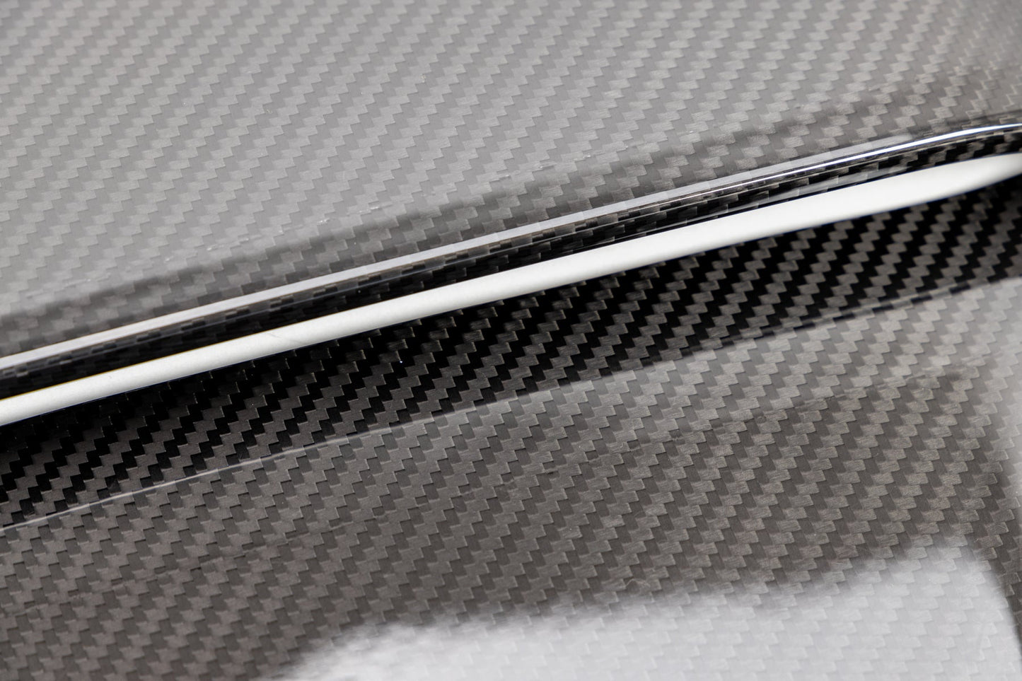 OLM LE Carbon Fiber Hood Scoop Cover - 2017 - 2021 Honda Civic Type R