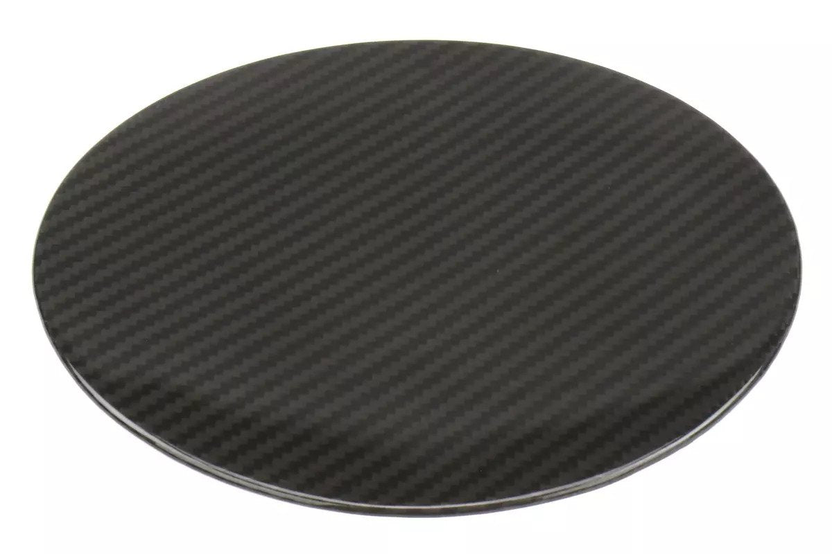 OLM Carbon Fiber Fuel Door Cover - 2017-2023 Impreza 4D