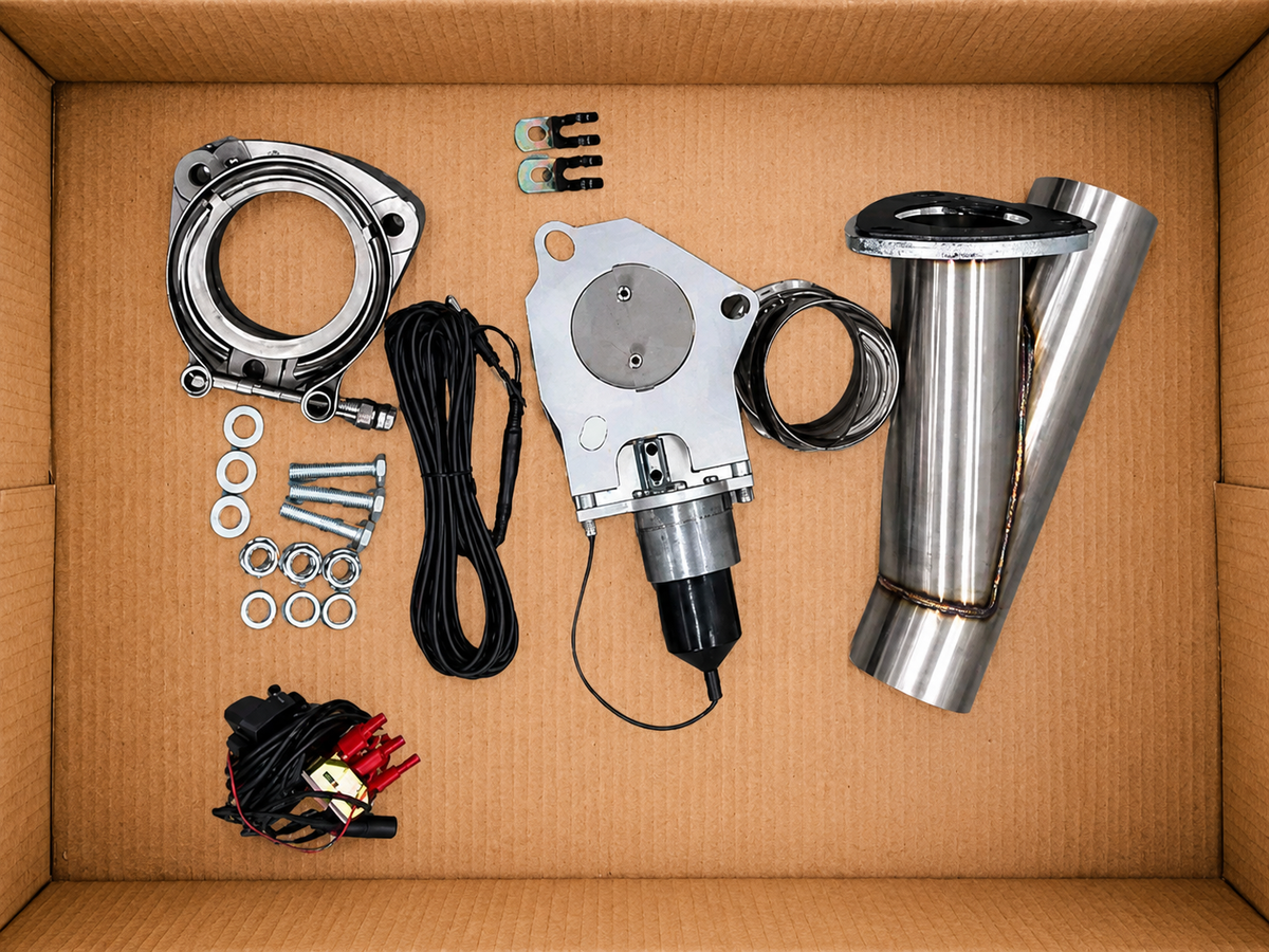 OPEN BOX – Granatelli 4-Inch Single Round Stainless Steel Weld-In Exhaust Cutout