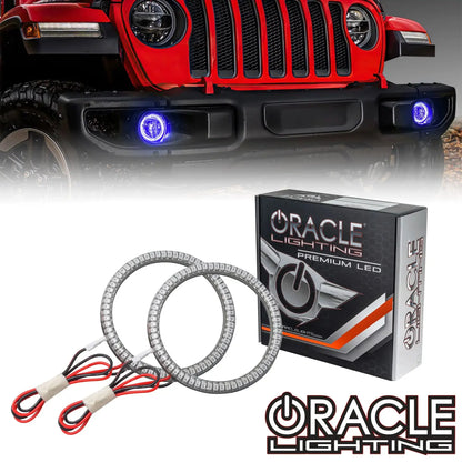ORACLE Lighting 2018-2025 Jeep Wrangler JL LED Surface Mount Fog Light Halo Kit