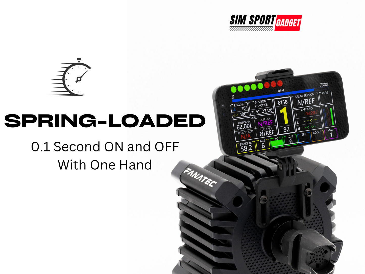 Adjustable Phone Dashboard Mount for Wheelbases