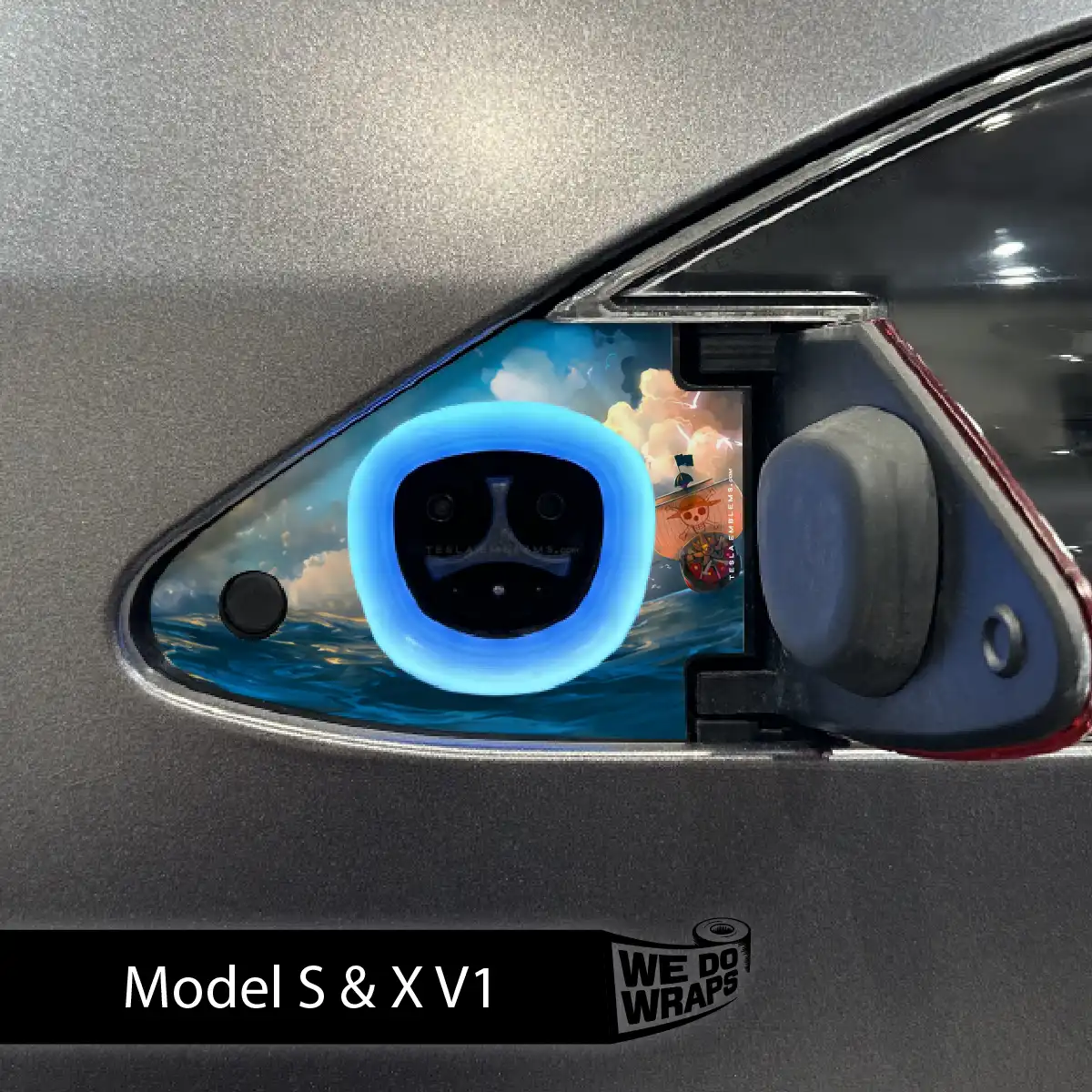 Grand Line Tesla Charge Port Wrap | Model X