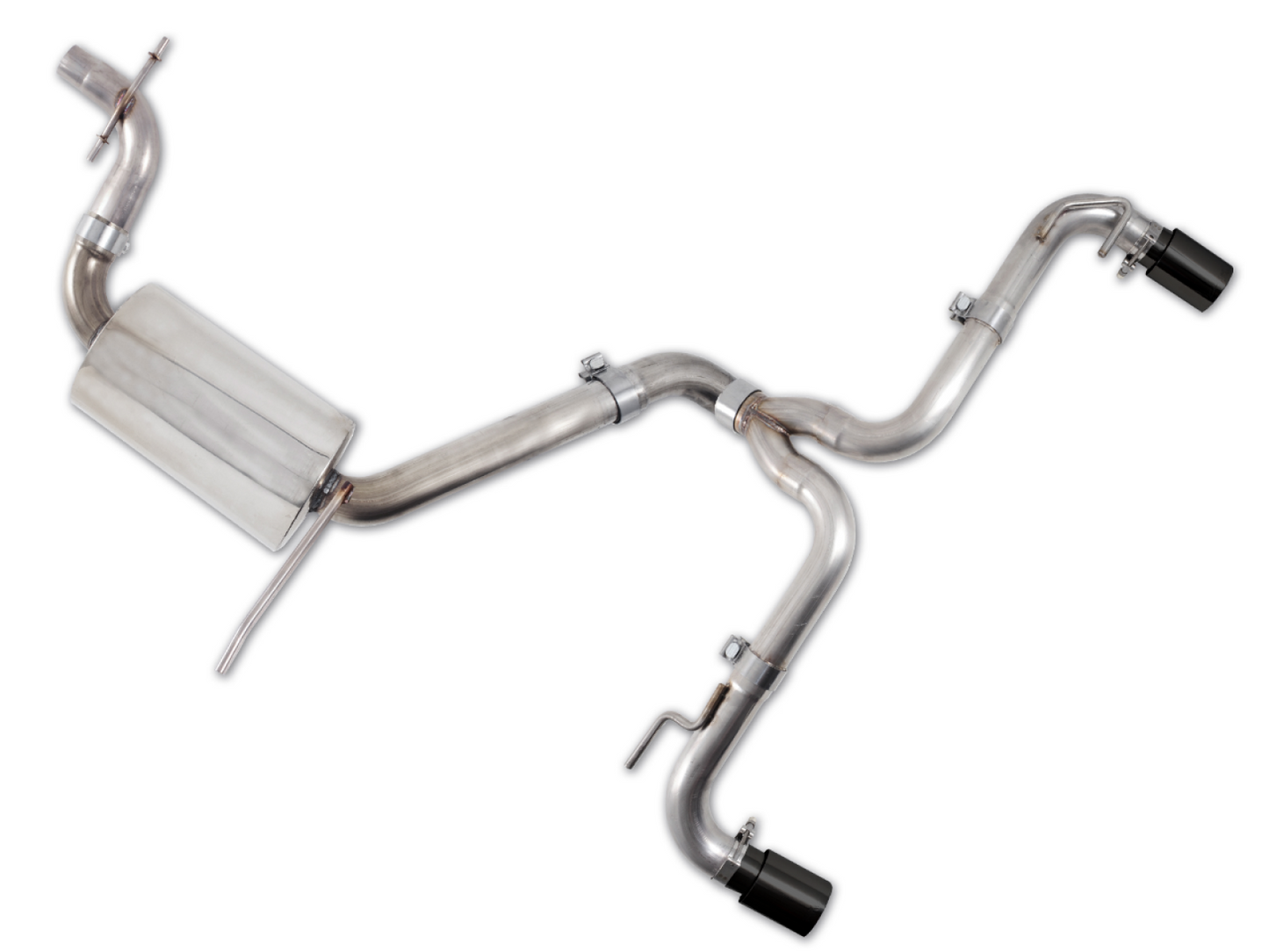 AWE Tuning Performance Catback Exhaust for Mk6 GTI - Diamond Black Round Tips 3015-33038