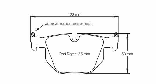 PAGID Racing Pagid Racing 8051 RST3 Compound Brake Pads 8051-RST3