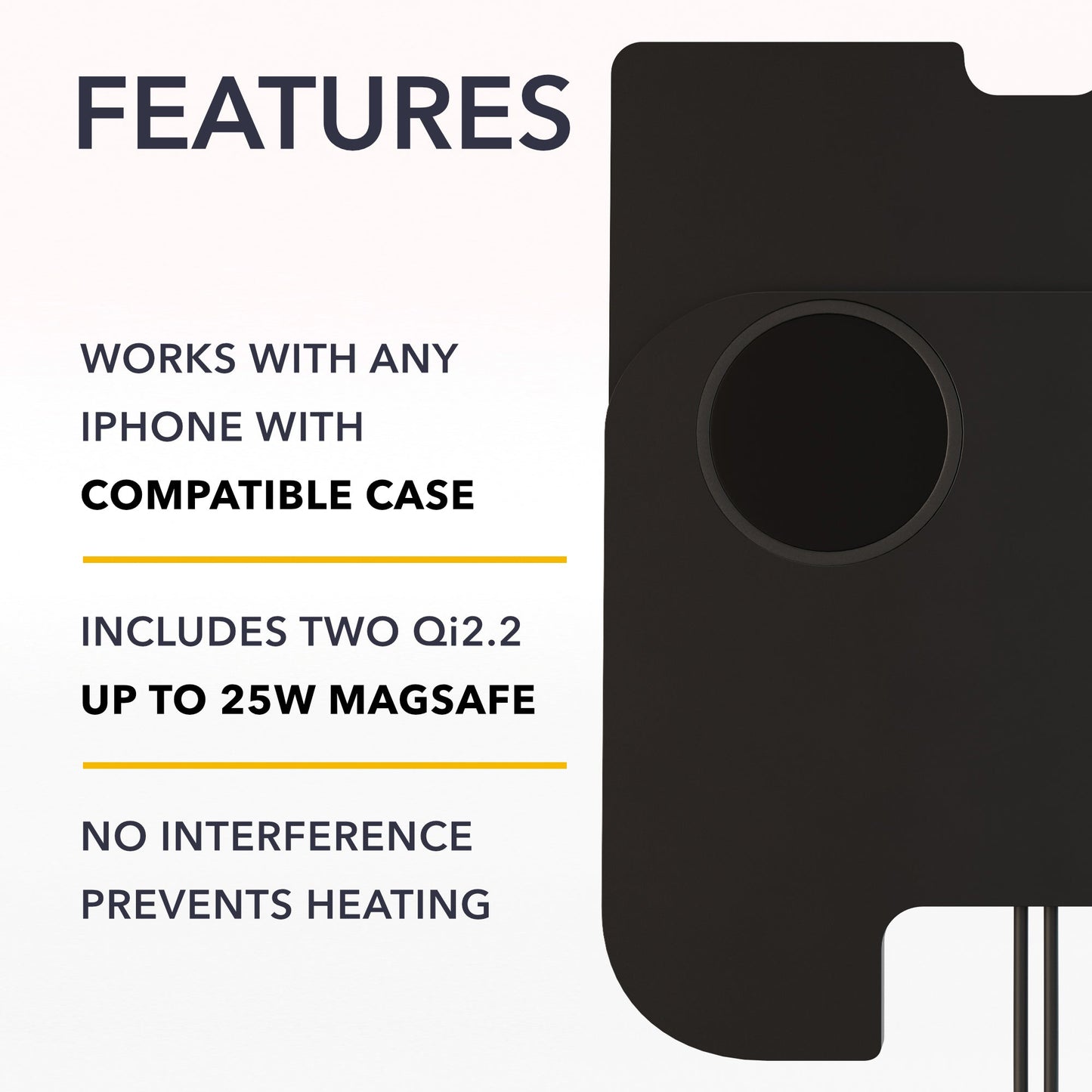 MagSafe Compatible Dual Wireless Charger | Lucid Air
