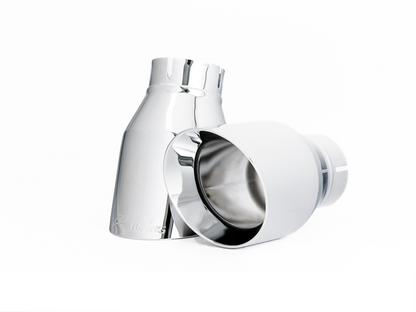 AWE Tuning Track Edition Exhaust for B9 A5, Dual Outlet - Chrome Silver Tips (includes DP) 3020-32032