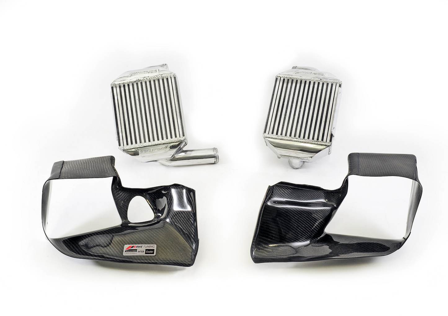 AWE Tuning Performance Intercooler Kit for Audi 2.7T - with Carbon Fiber Shrouds 4510-11040