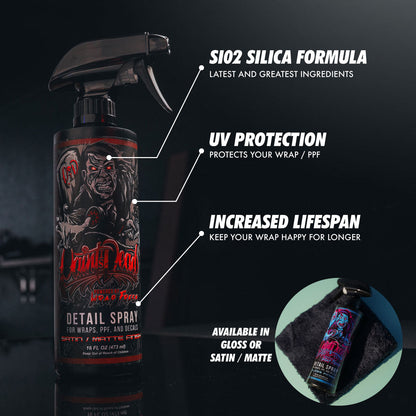 Paint Is Dead Official Detail Spray by Wrap Fresh - Combo Kit - Satin / Matte and Gloss with Towels