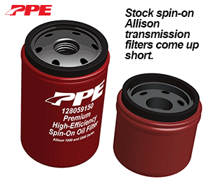 2001-2019 GM 6.6L Duramax Premium High-Efficiency Spin-On Transmission Fluid Filter ppepower