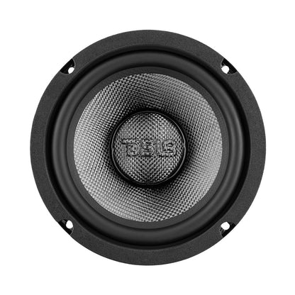 PRO 6.5" Mid-Bass Loudspeaker with Water-Resistant Carbon Fiber Cone & Neodymium Rings, 250W RMS, 4-Ohm