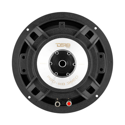 PRO 8" Neodymium Water resistant Full-Range Loudspeaker 250 Watts Rms 2-Ohm