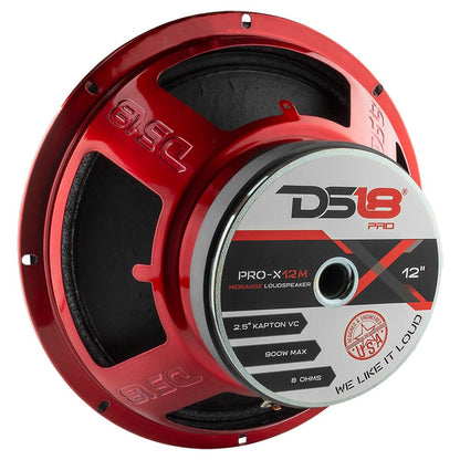 PRO-X 12" Mid-Range Loudspeaker 450 Watts Rms 8-Ohm