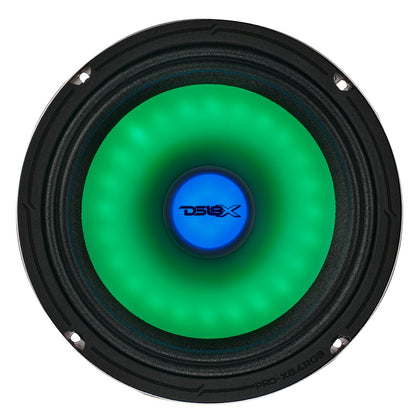 8" Mid-Range Loudspeaker with Dual RGB LED For Cone & Dust Cap 275 Watts 4-Ohm