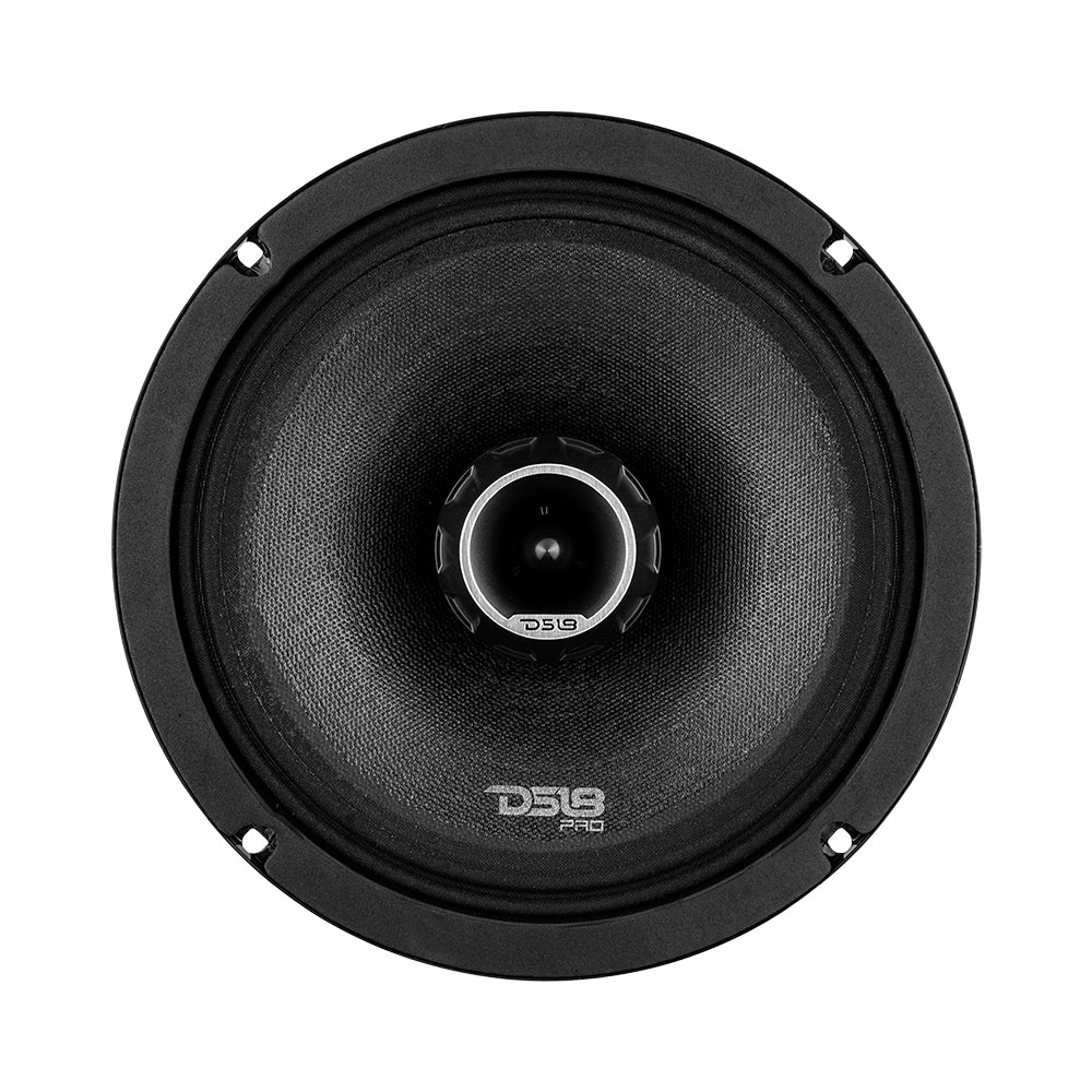 PRO-ZT 8" Coaxial Mid-Range Loudspeaker with Water-Resistant Cone Built-in Bullet Tweeter and Grill | 275W RMS 4-Ohm