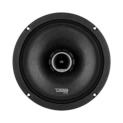 PRO-ZT 8" Coaxial Mid-Range Loudspeaker with Water-Resistant Cone Built-in Bullet Tweeter and Grill | 275W RMS 4-Ohm