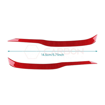 2024+ S650 Mustang Real Carbon Fiber Seat Control Upper Trim Overlay