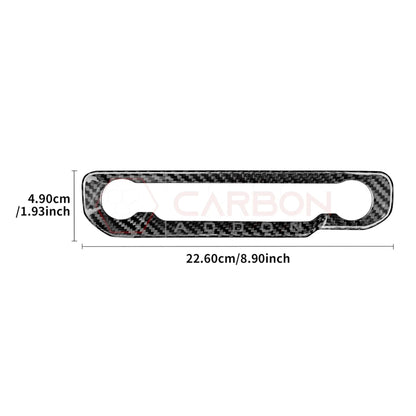 2024+ S650 Mustang Hard Carbon Fiber Radio Dash Button Control Trim Cover