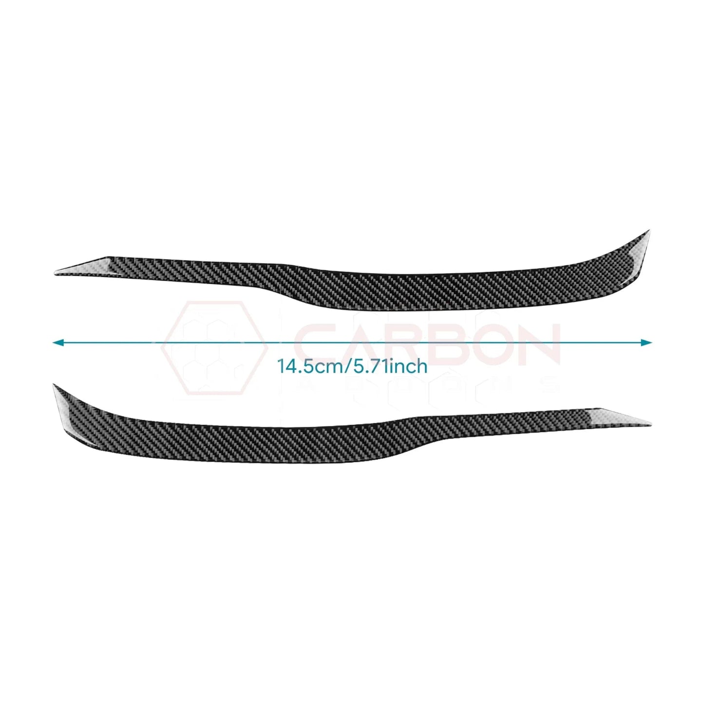 2024+ S650 Mustang Real Carbon Fiber Seat Control Upper Trim Overlay