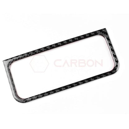 Real Carbon Fiber Headlight Control Outer Trim Overlay for 2024+ Ford Mustang