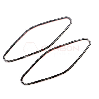 2024+ S650 Mustang Real Carbon Fiber A Pillar Speaker Trim Overlay