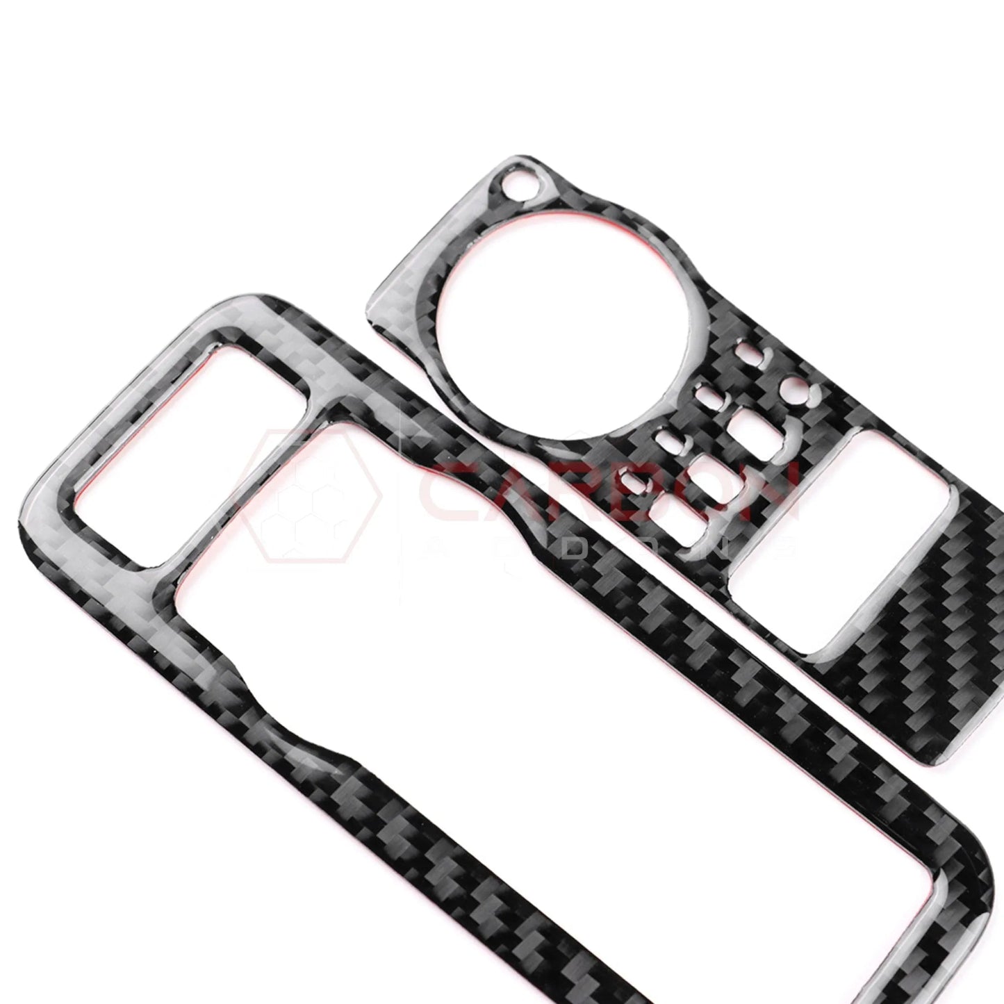 2024+ S650 Mustang Real Carbon Fiber Headlight Control Trim Overlay