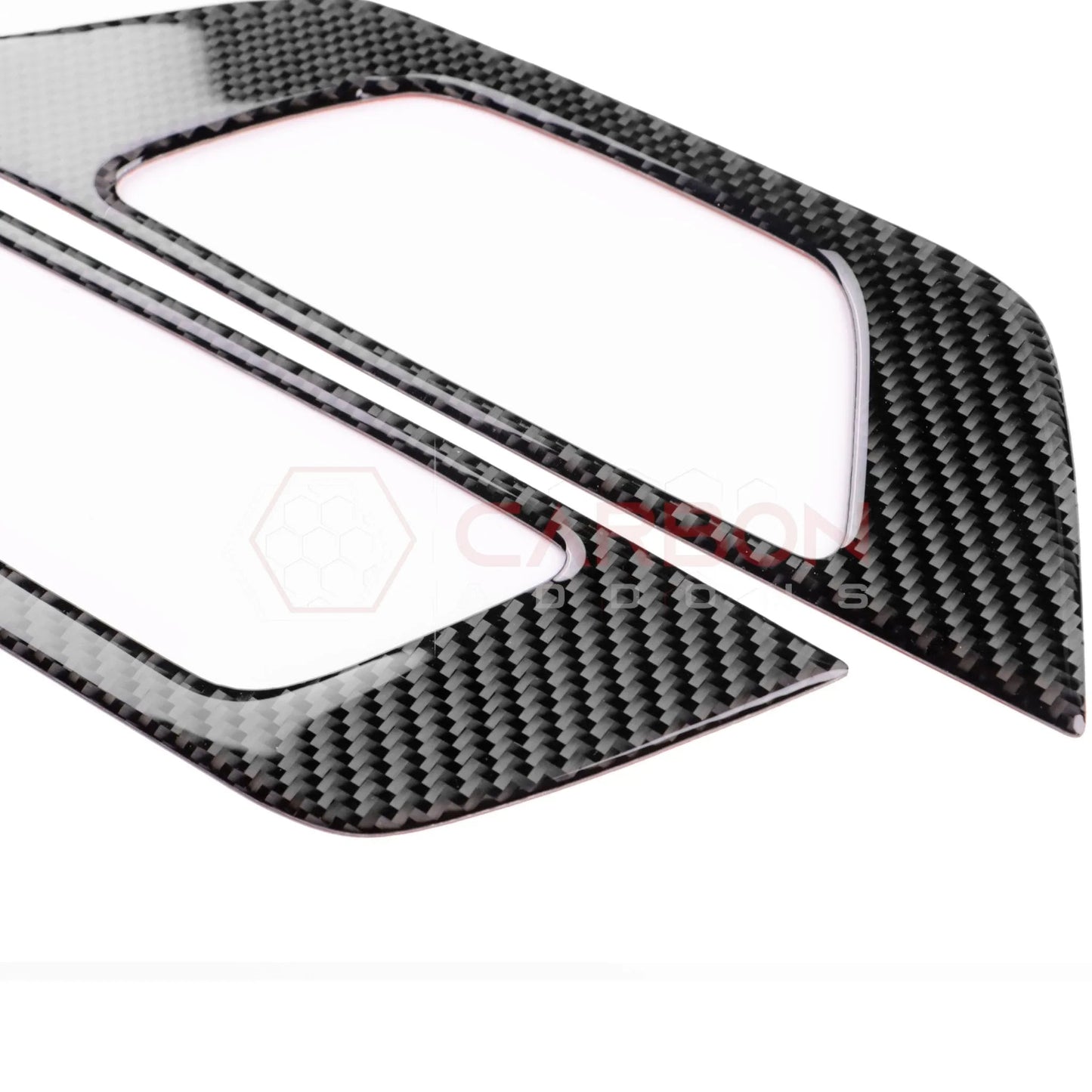 2024+ S650 Mustang Real Carbon Fiber Seat Control Outer Trim Overlay