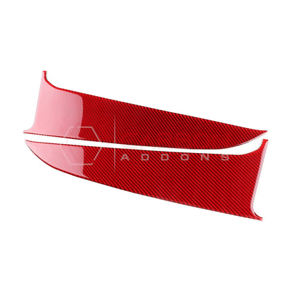 2024+ S650 Mustang Real Carbon Fiber Door Lower Panel Trim Overlay