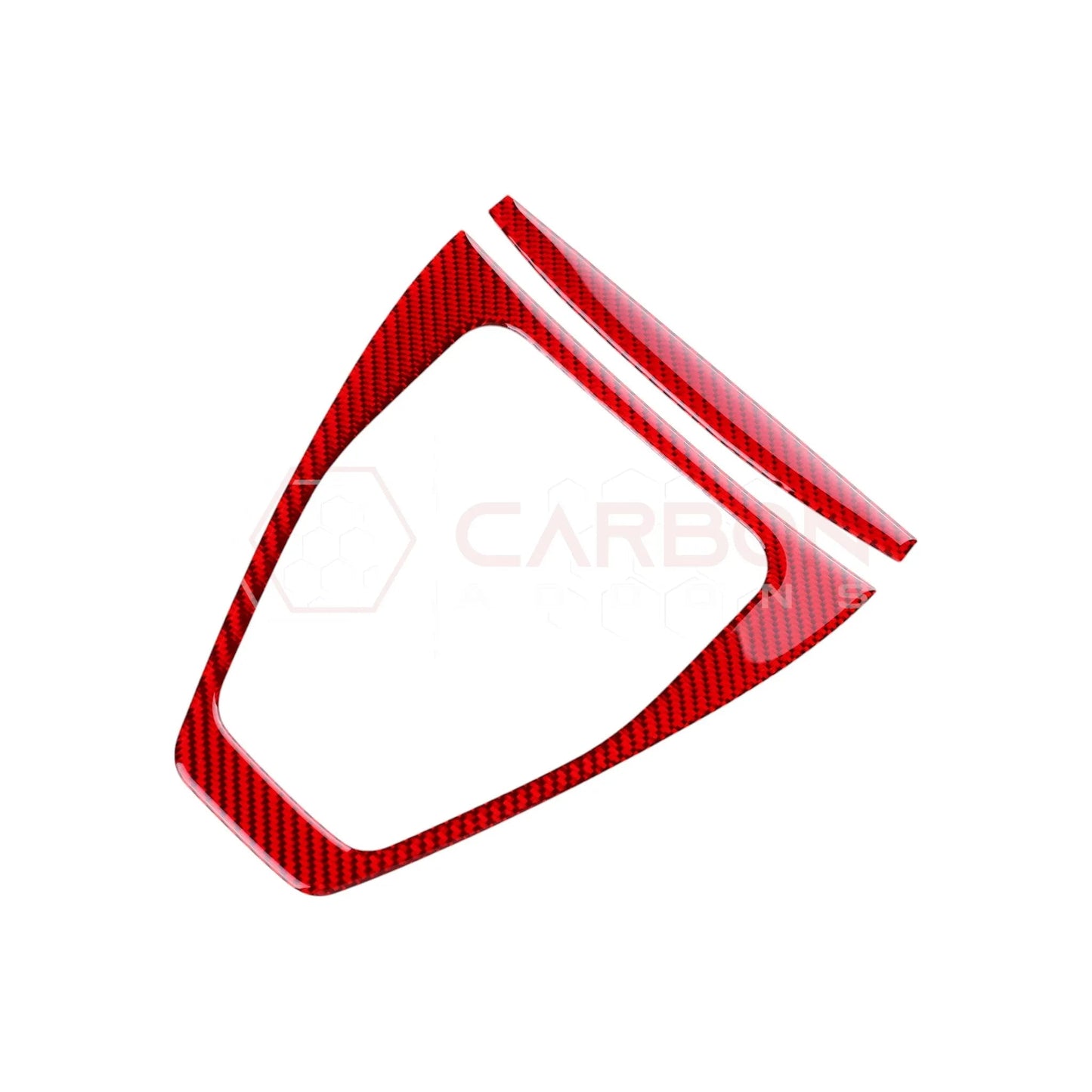 2024+ S650 Mustang Real Carbon Fiber Gear Shifter Trim Overlay