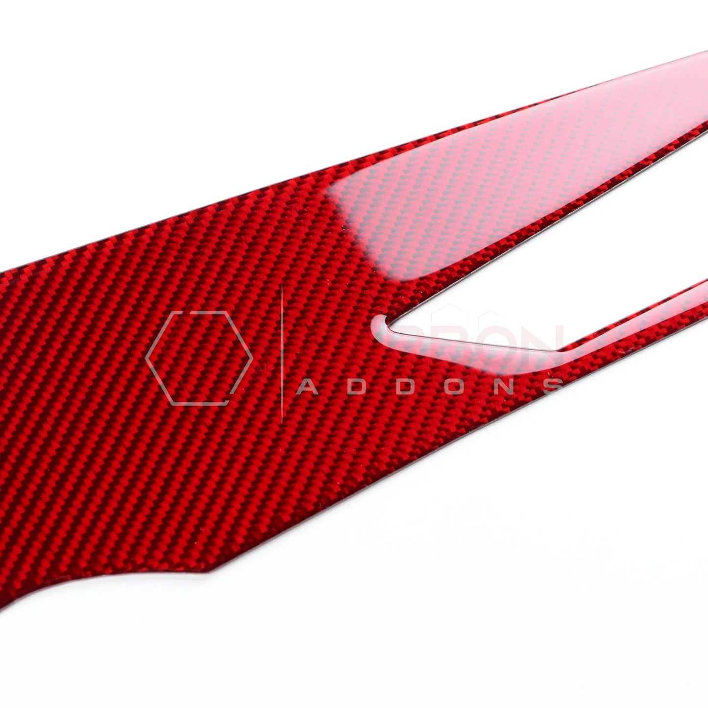 2024+ S650 Mustang Real Carbon Fiber Behind Screen Top Dash Trim Overlay