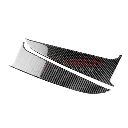 2024+ S650 Mustang Real Carbon Fiber Door Lower Panel Trim Overlay