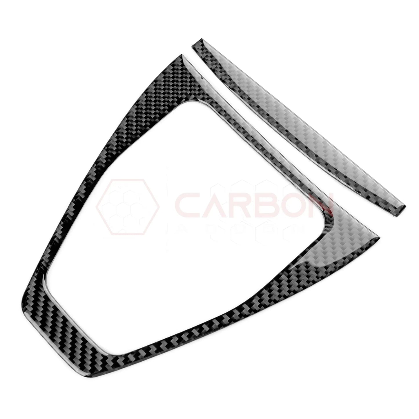 2024+ S650 Mustang Real Carbon Fiber Gear Shifter Trim Overlay