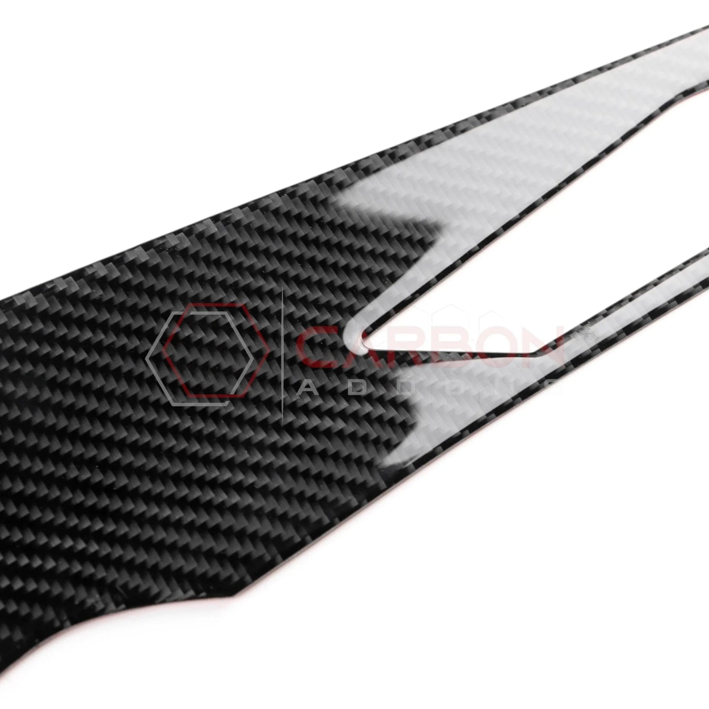 2024+ S650 Mustang Real Carbon Fiber Behind Screen Top Dash Trim Overlay