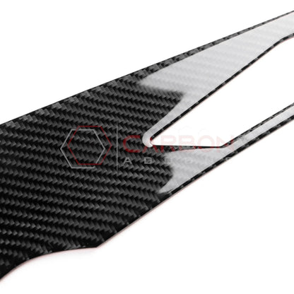 2024+ S650 Mustang Real Carbon Fiber Behind Screen Top Dash Trim Overlay