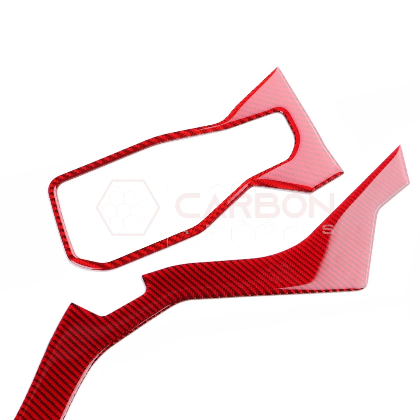 2024+ S650 Mustang Real Carbon Fiber Driver Side Dashboard Trim Overlays