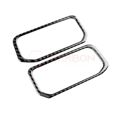 2024+ S650 Mustang Real Carbon Fiber Center AC Vent Frame Overlay