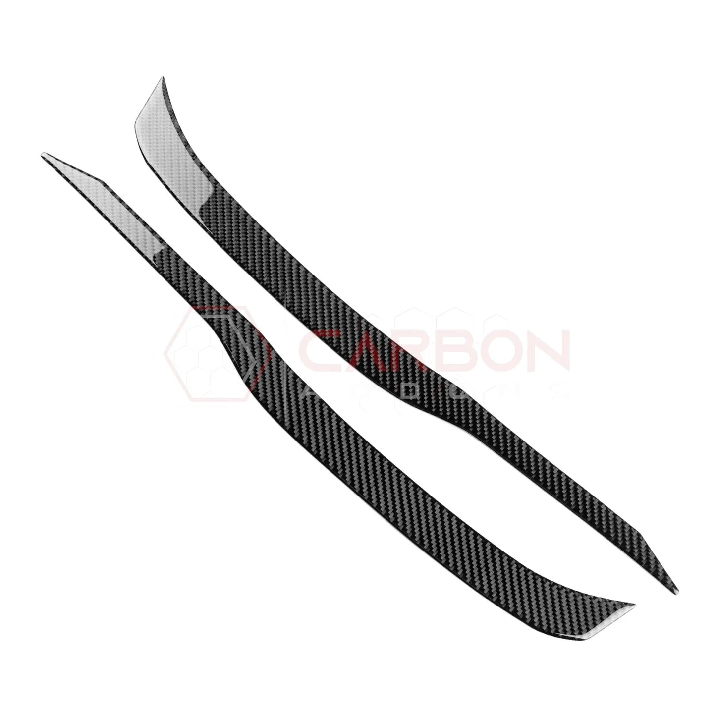 2024+ S650 Mustang Real Carbon Fiber Seat Control Upper Trim Overlay
