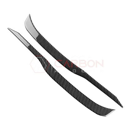 2024+ S650 Mustang Real Carbon Fiber Seat Control Upper Trim Overlay