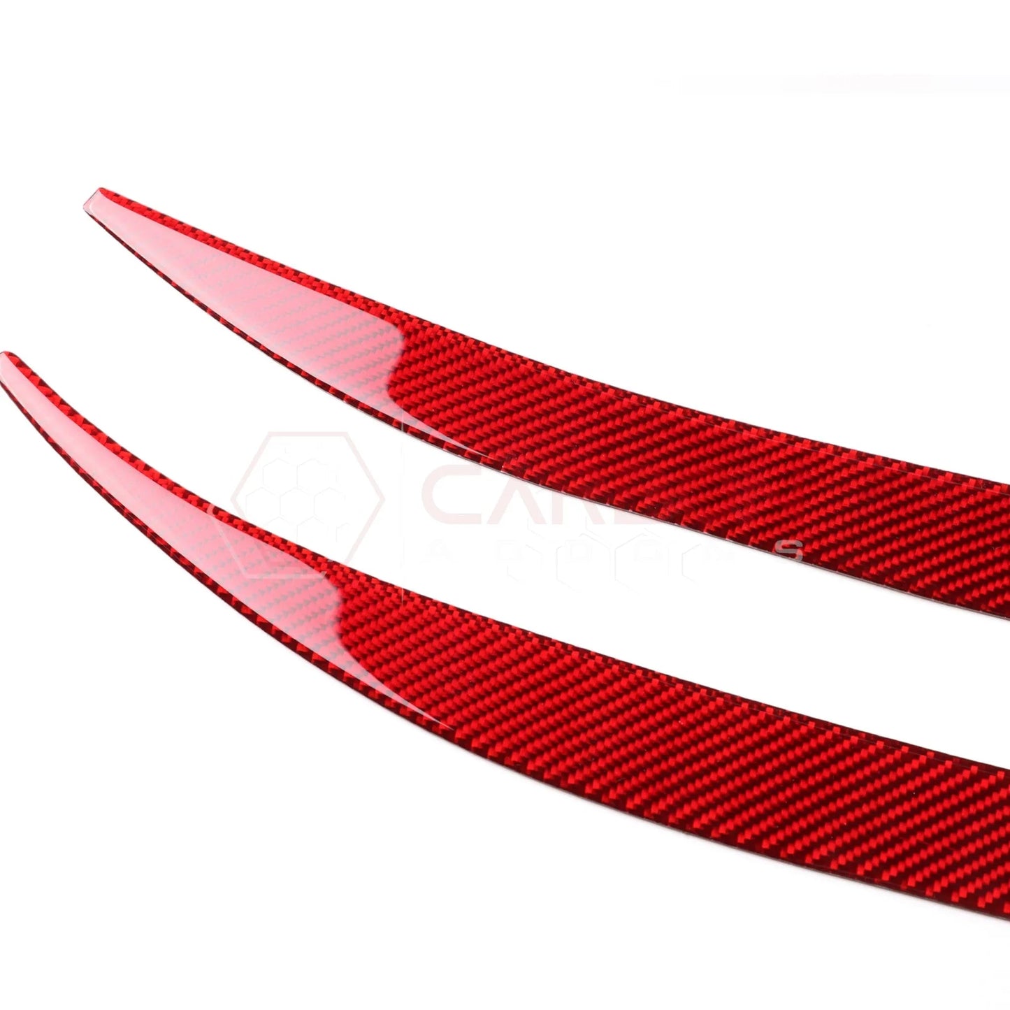 2024+ S650 Mustang Real Carbon Fiber Door Jam Trim Overlays