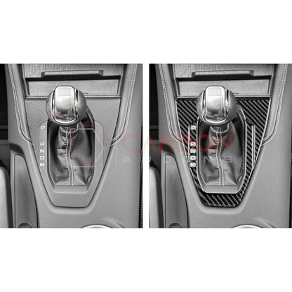 2024+ S650 Mustang Real Carbon Fiber Gear Shifter Trim Overlay